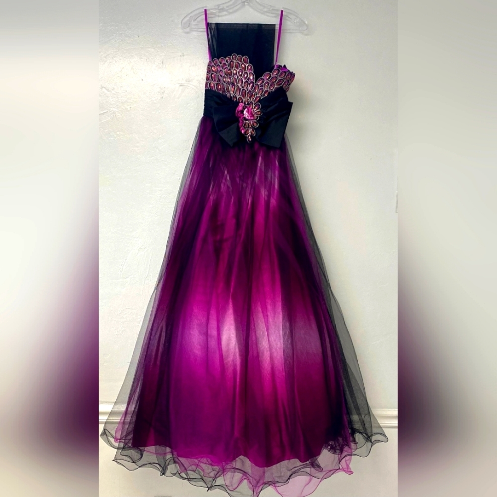 ANNY'S, Size XS, Purple/Black